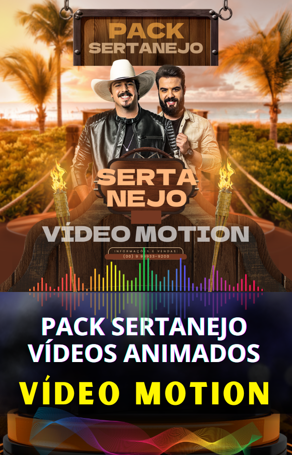 CAPA PACK SERTANEJO
